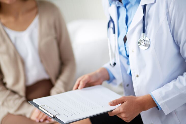 A patient seeking medical attention with symptoms of cervical osteochondrosis